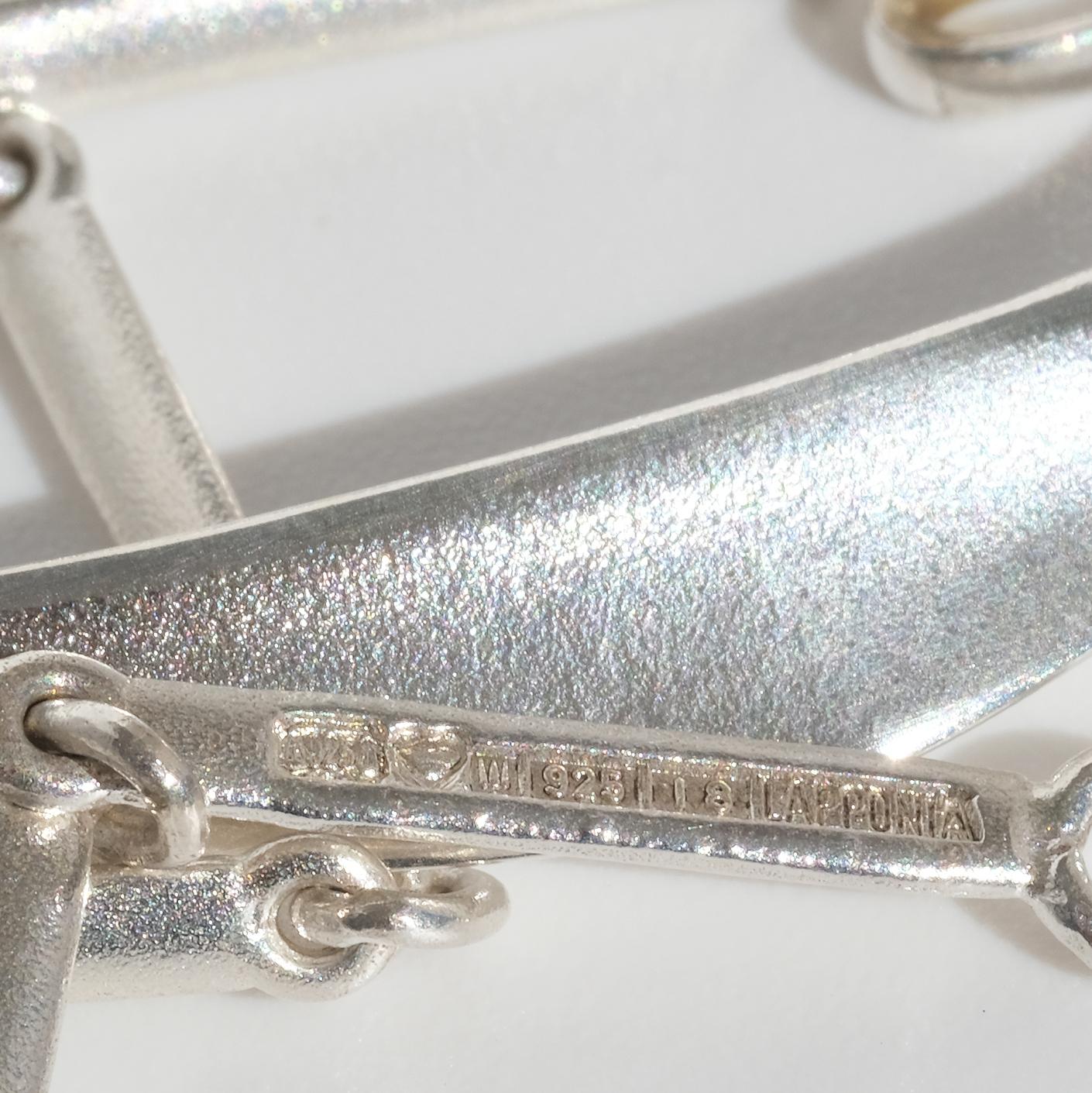 Lapponia silver necklace made 1986 2
