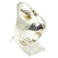 Lapponia Sterling Silver Abstract Ring by Björn Weckström