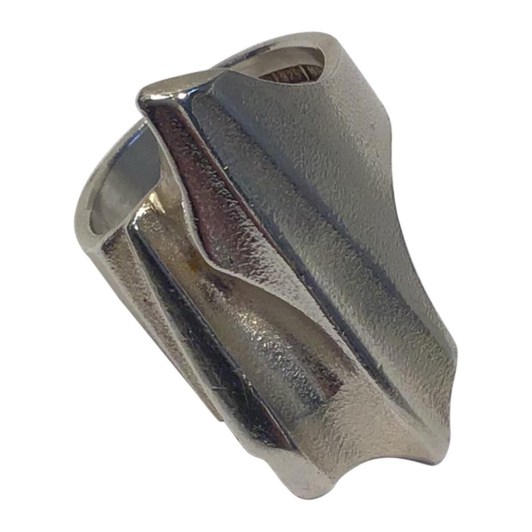 Lapponia Sterling Silver Ring "Shuttle" For Sale