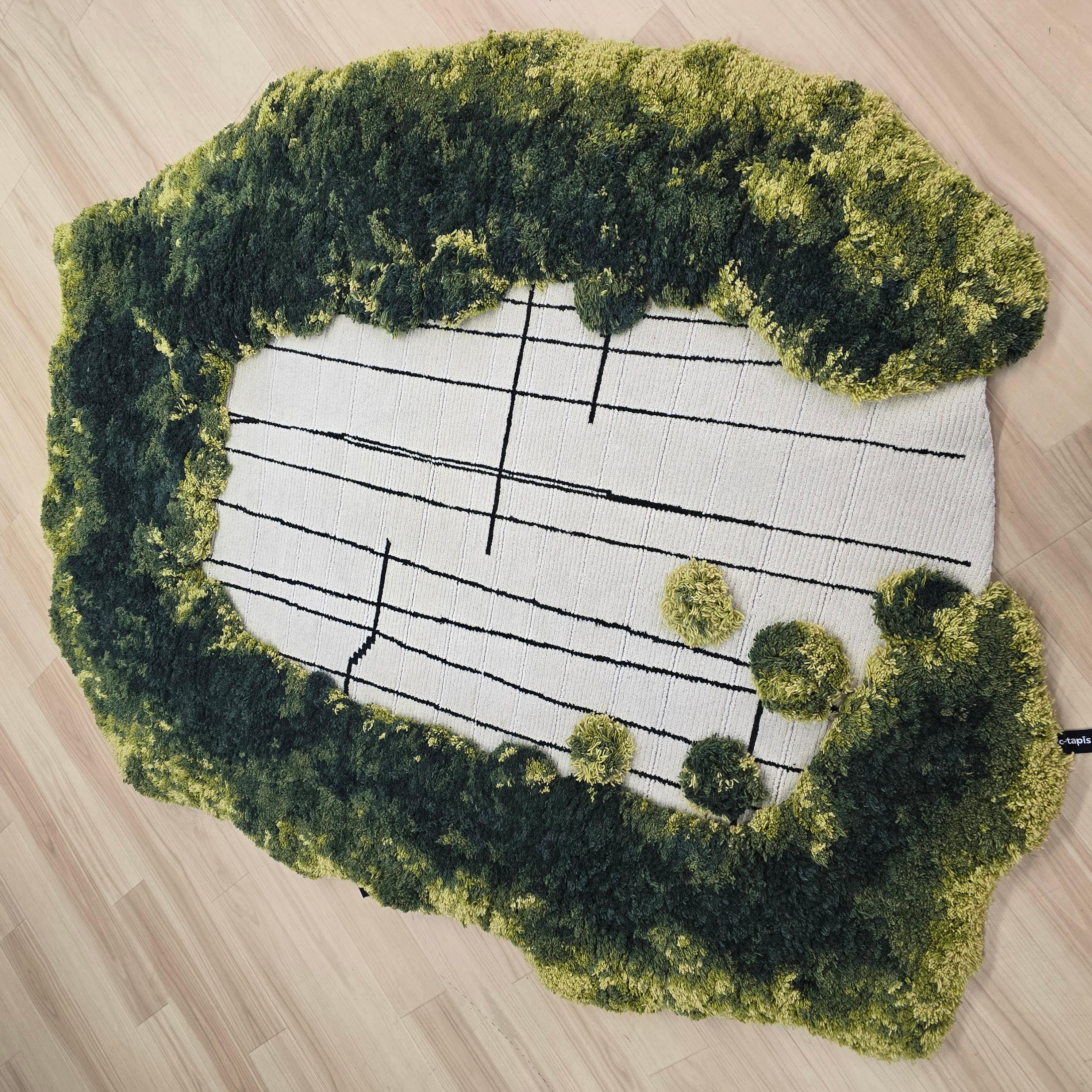 Moderne Lapse 3 tapis super hauts de Duccio Maria Gambi de cc-tapis en vente