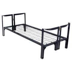Laquered Metal Bed mod. "Vanessa" by Afra and Tobia Scarpa for Gavina 1959 Italy