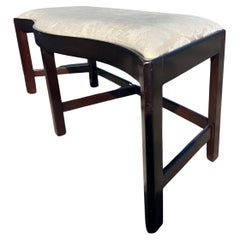 Laquered Upholstered Bench by Madison Square Furniture by Maxine Snider