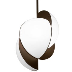 Lara Bohinc, Collision Ceiling Light, Bronze Galvanic White Acrylic, In Stock