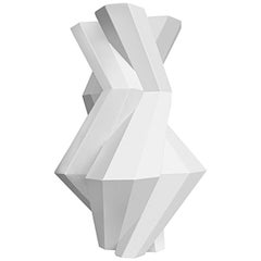 Lara Bohinc, Fortress Castle Vase, White Ceramic by Lara Bohinc
