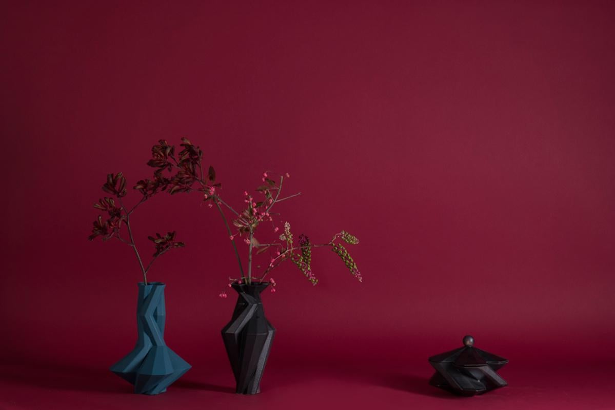 Contemporary Lara Bohinc, Fortress Treasury Box, Iron Ceramic, in Stock