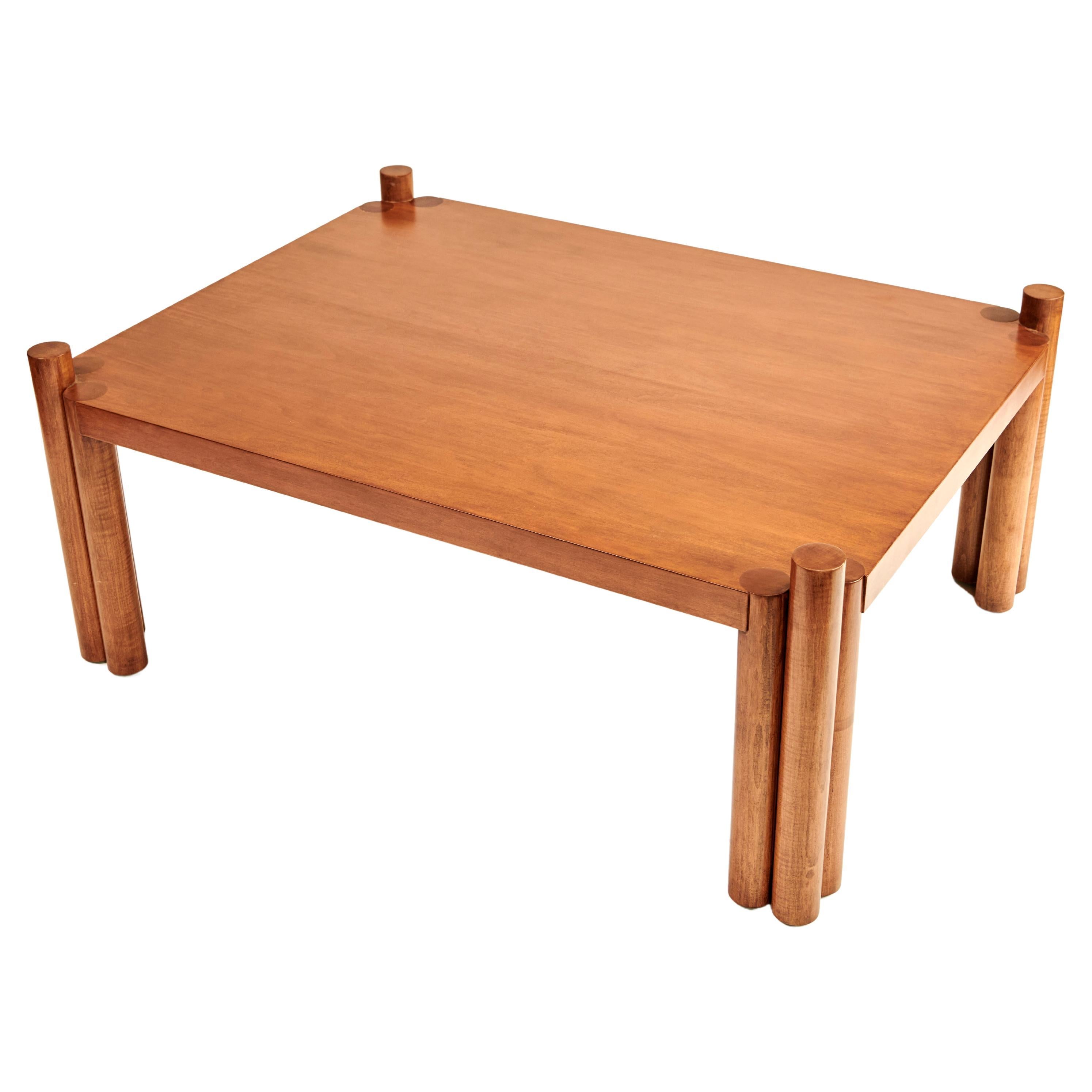 Lara Coffee Table, Walnut Table by Christian Siriano For Sale