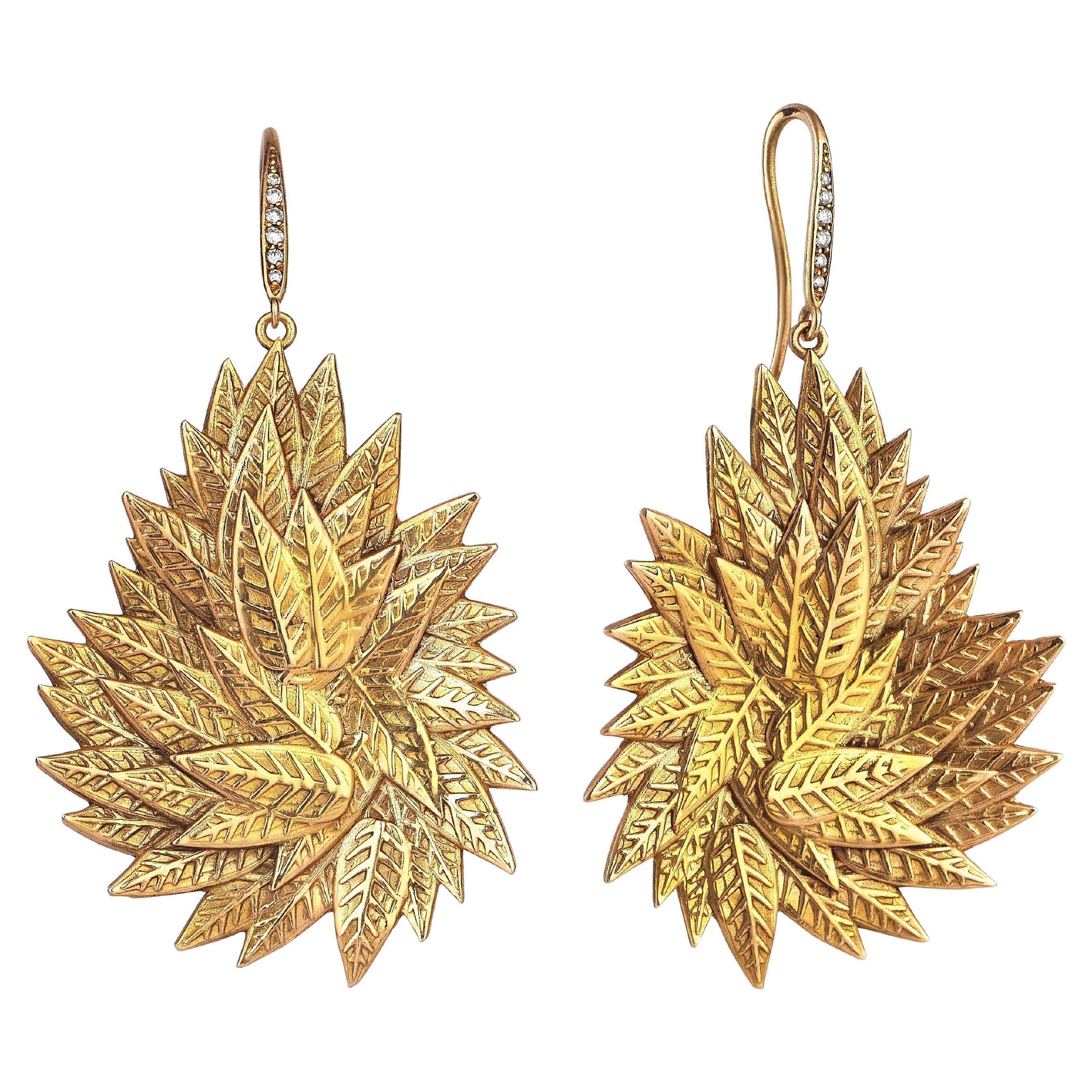 Orecchini d'oro LARA in vendita