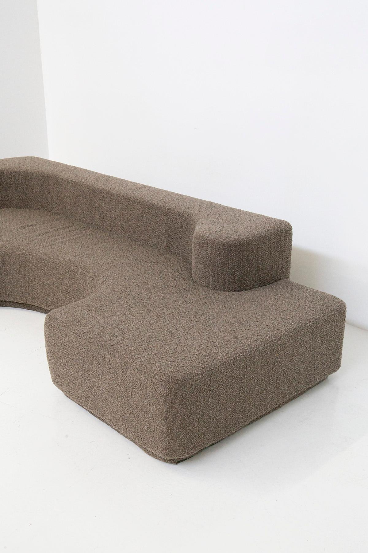 Mid-Century Modern Lara Model Sofa by Roberto Pamio and Renato Toso for Stilwood