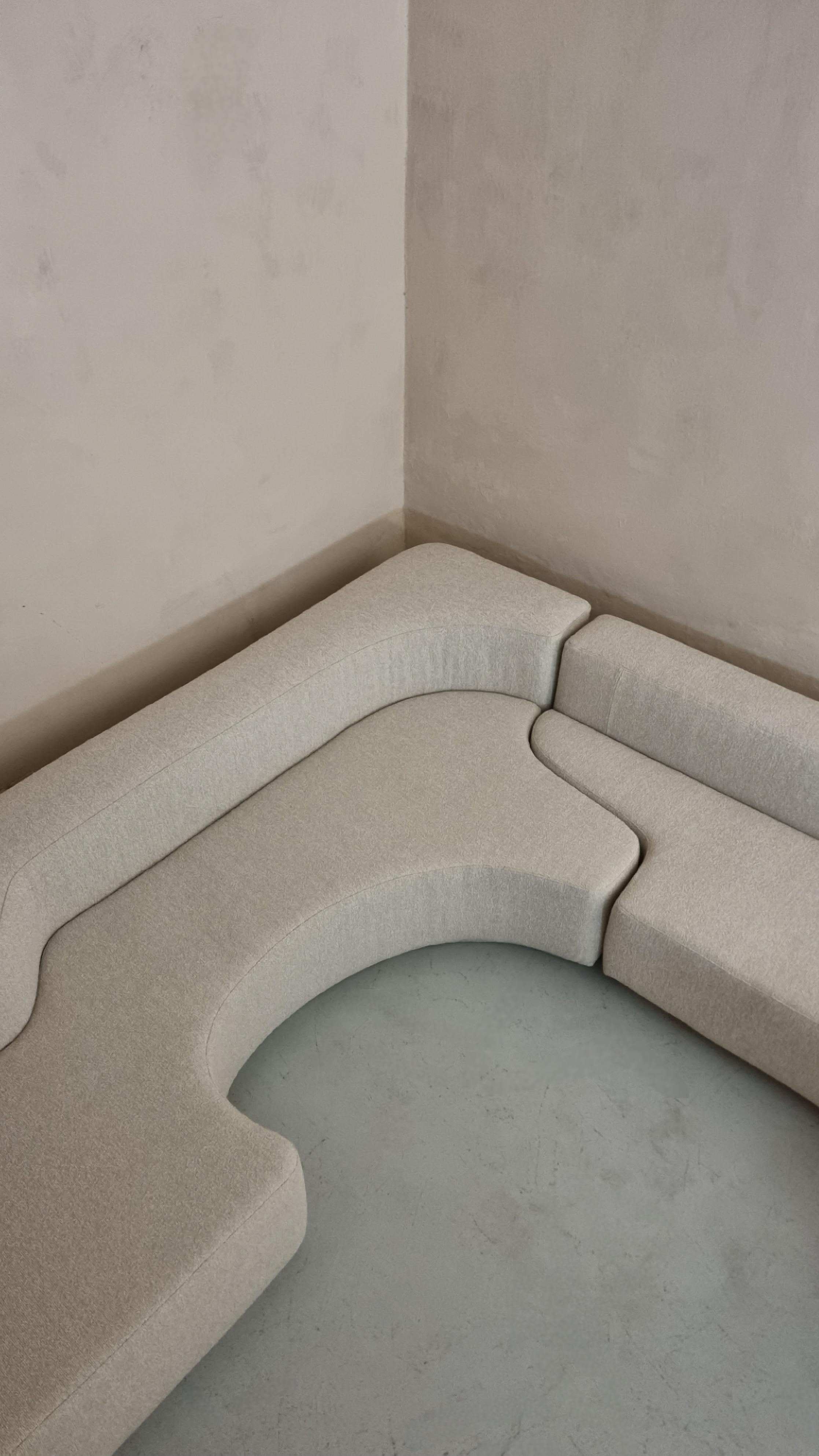 Lara modular sofa designed by Pamio, Toso and Massari  for Stilwood 1968 For Sale 5