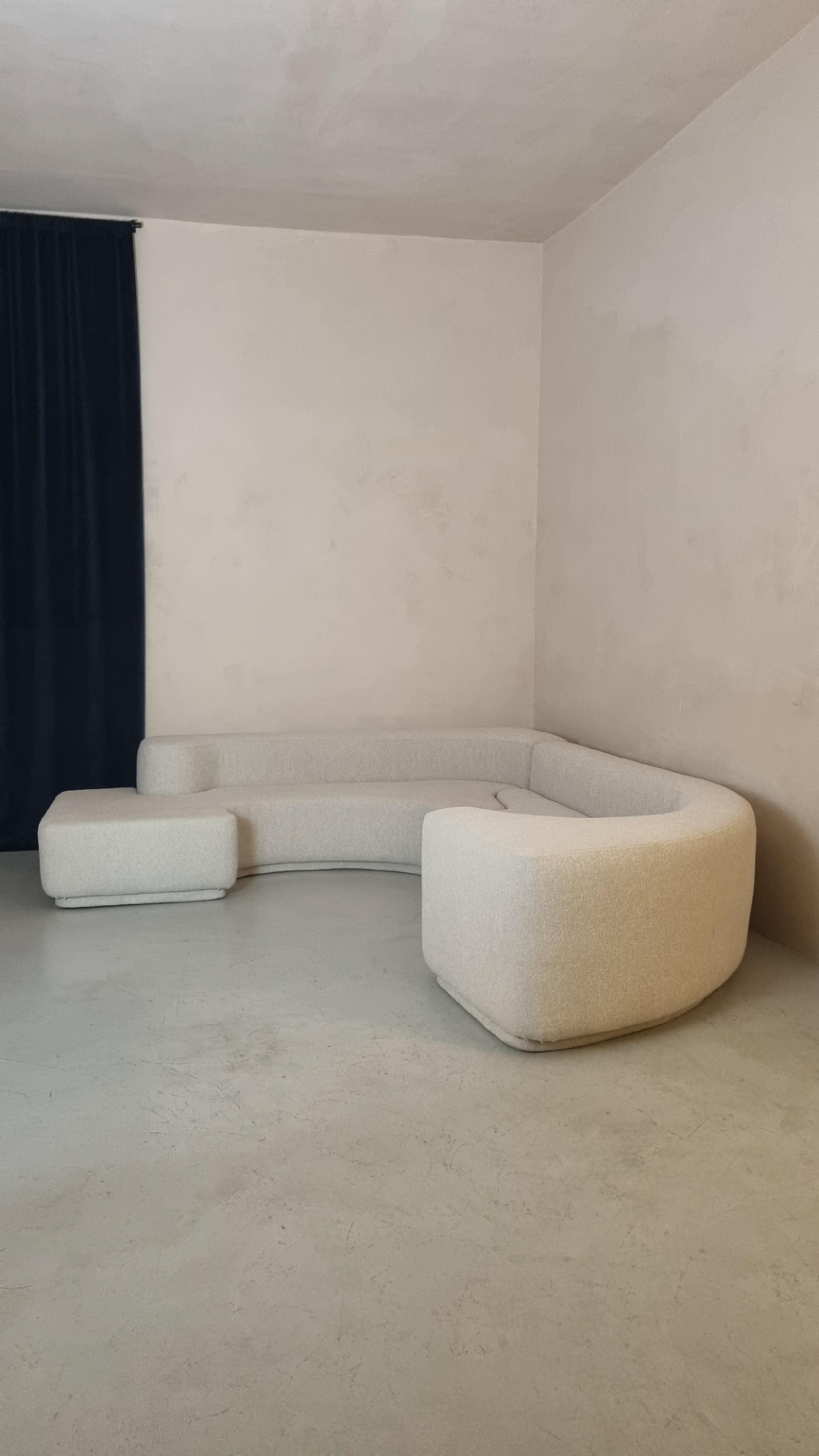 Mid-Century Modern Lara modular sofa designed by Pamio, Toso and Massari  for Stilwood 1968 For Sale