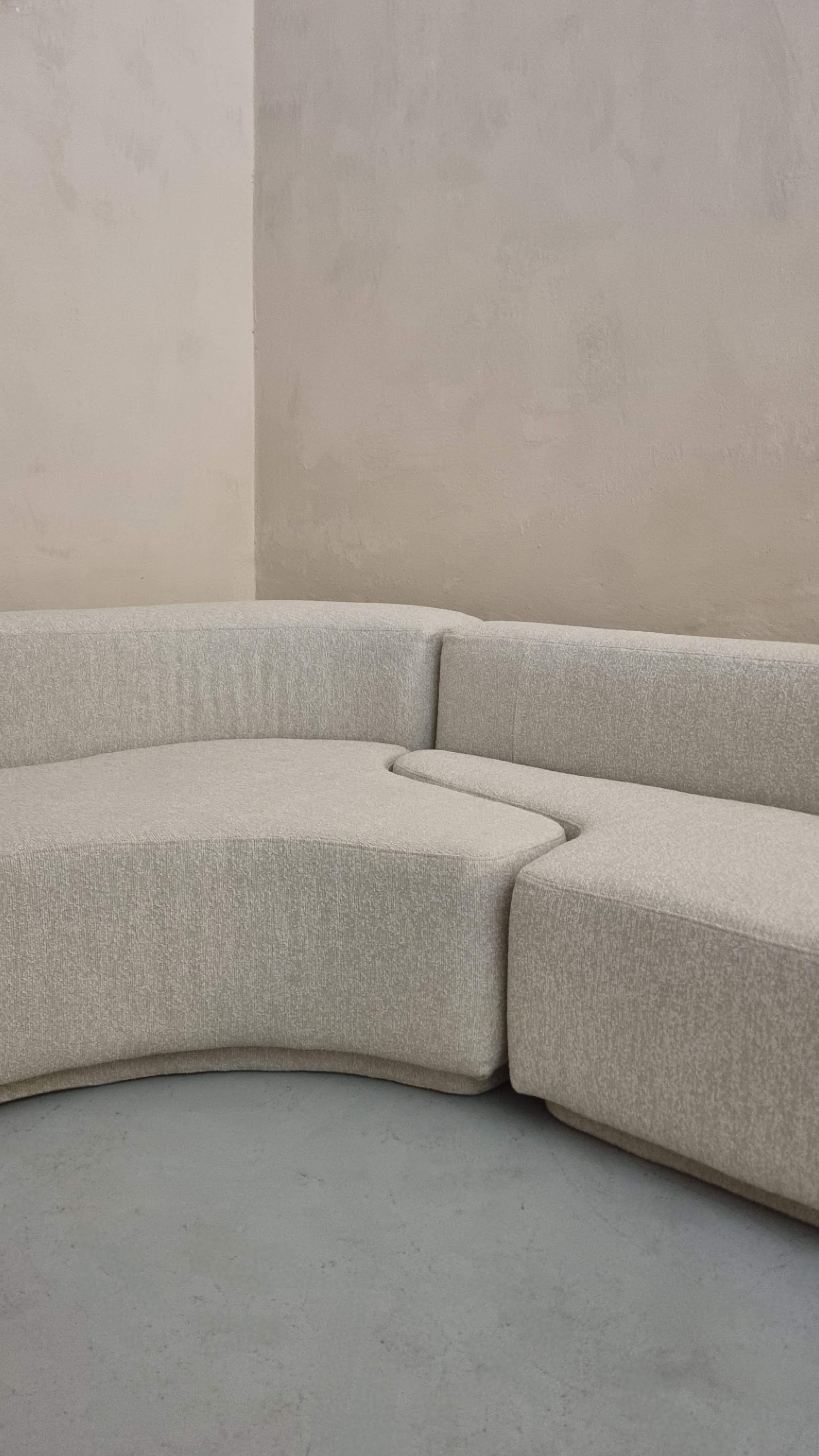 Lara modular sofa designed by Pamio, Toso and Massari  for Stilwood 1968 In Excellent Condition For Sale In Arezzo, Italy