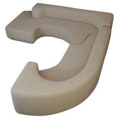Lara modular sofa designed by Pamio, Toso and Massari  for Stilwood 1968