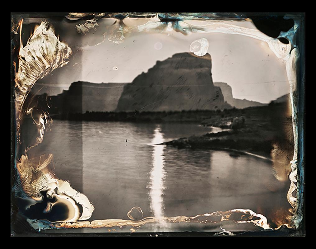 Lara Porzak Black and White Photograph - Copper Glow, Lake Study