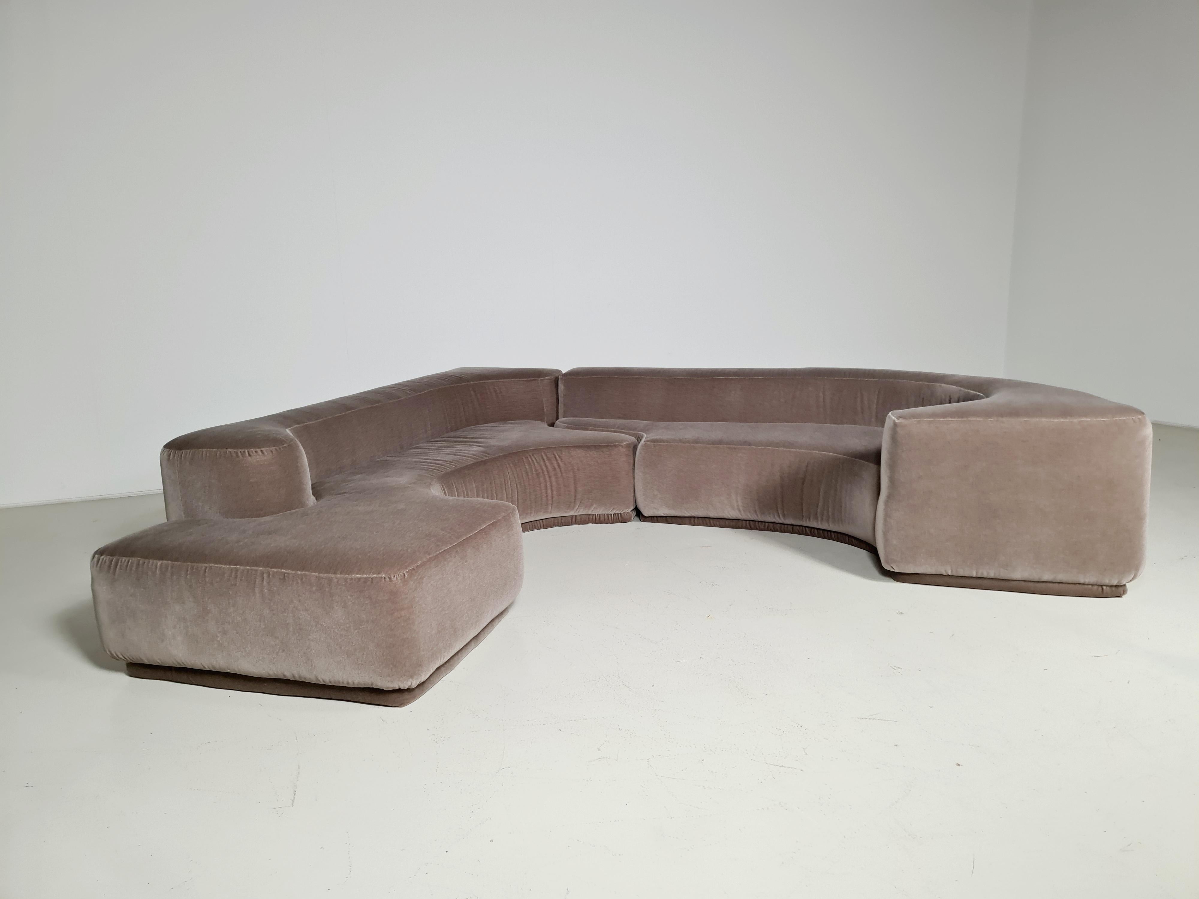 Mid-Century Modern Lara Sofa by Pamio, Toso and Massari for Stilwood, Italy, 1960s