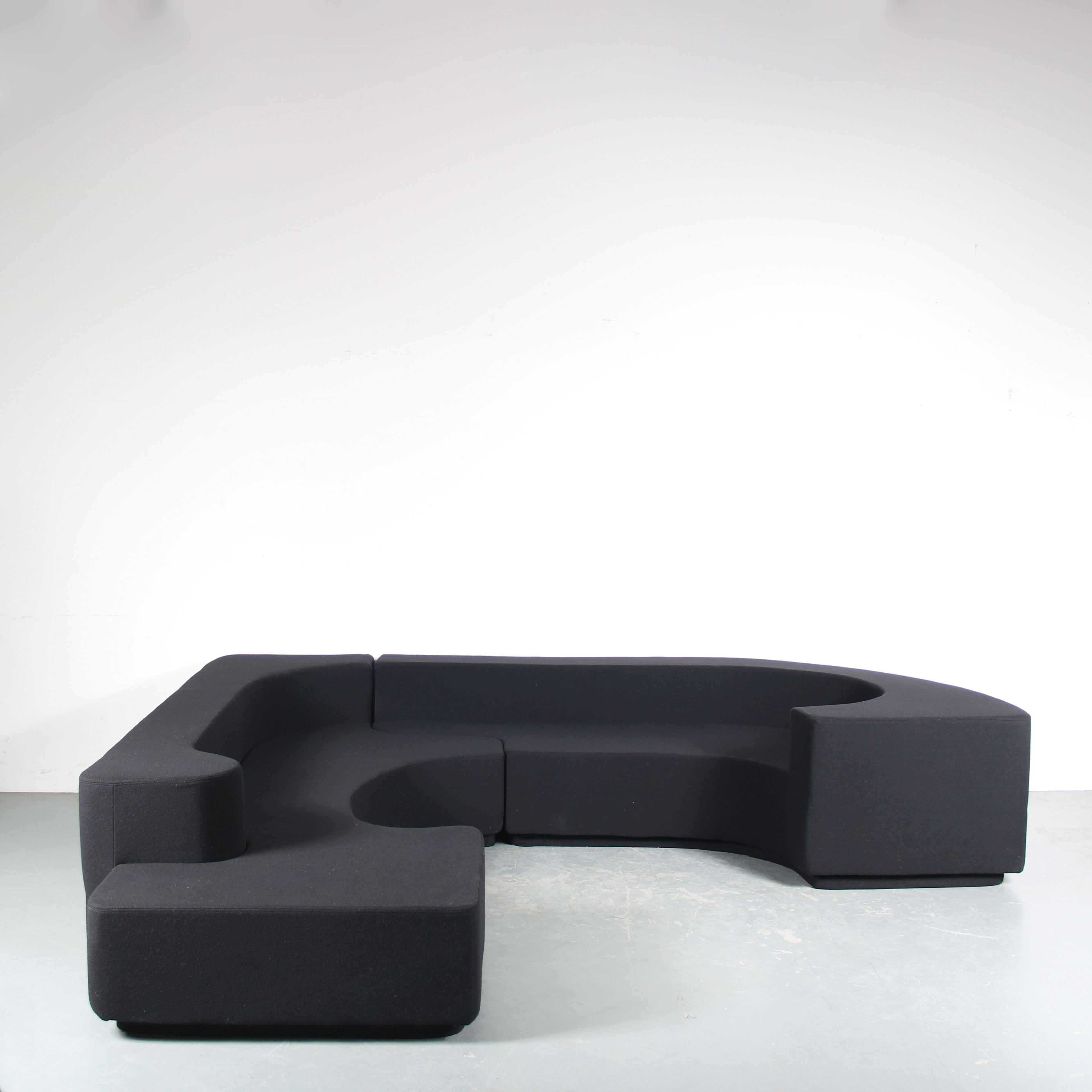 “Lara” Sofa by Roberto Pamio & Renato Toso for Stilwood, Italy, 1970 In Good Condition In Wilnis, UT