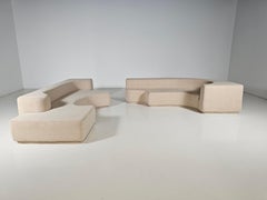 Lara-Sofa aus beige Chenille von Pamio, Toso und Massari für Stilwood, Italien, 1960