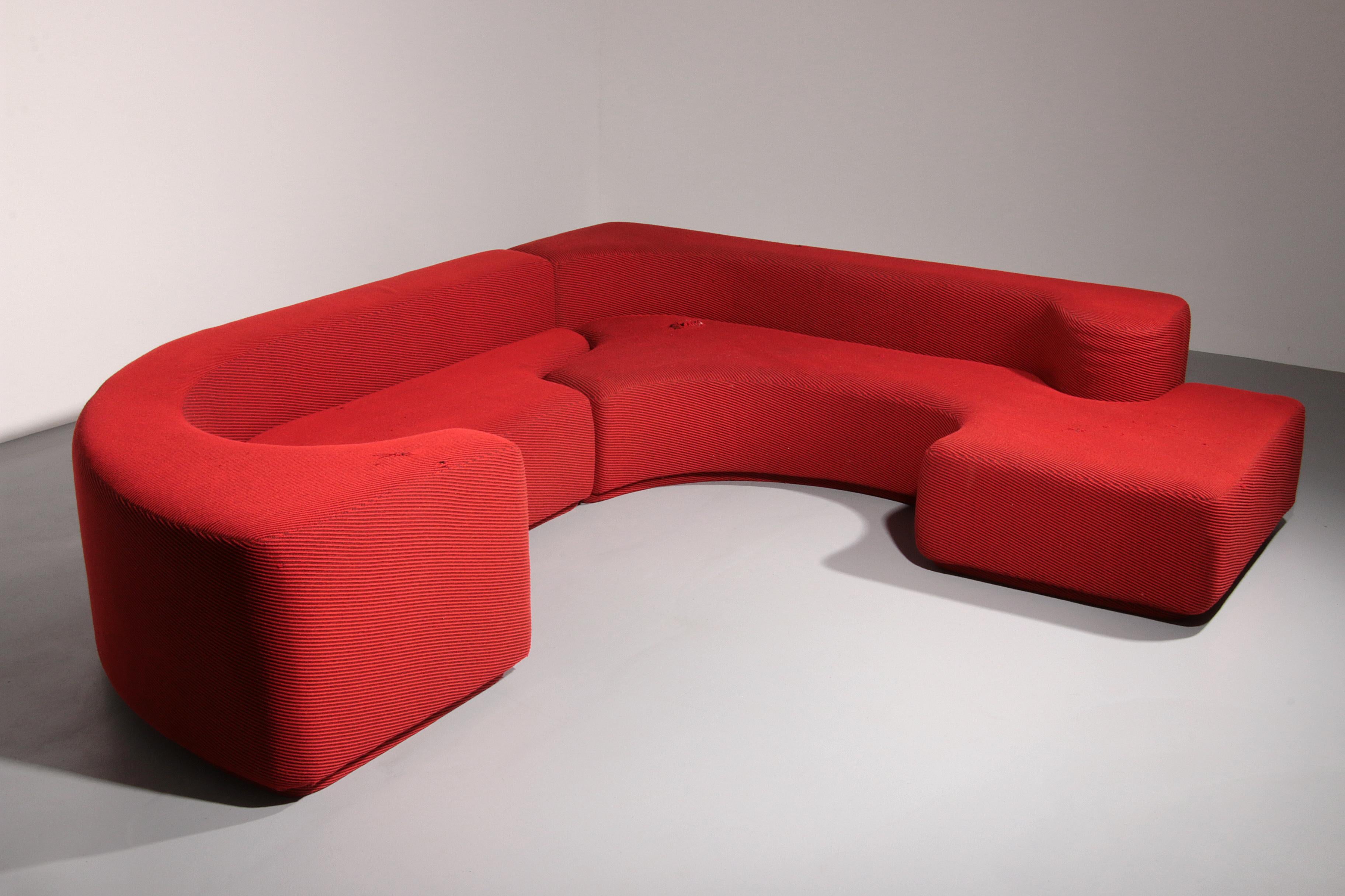 Lara Sofa Roberto Pamio und Renato Toso Stilwood 1958 (Moderne der Mitte des Jahrhunderts) im Angebot