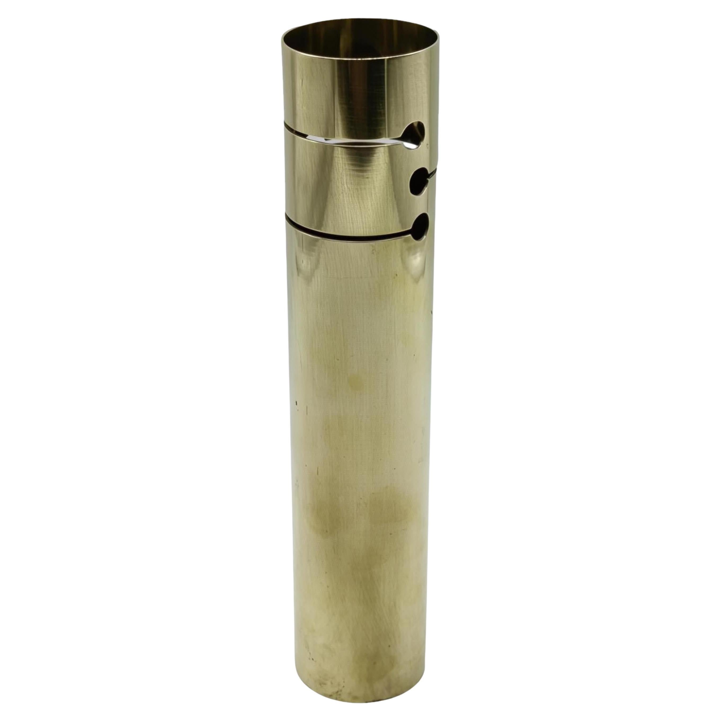 Laras PD Vaso Portafiori in Silverplate, Italia 1970s