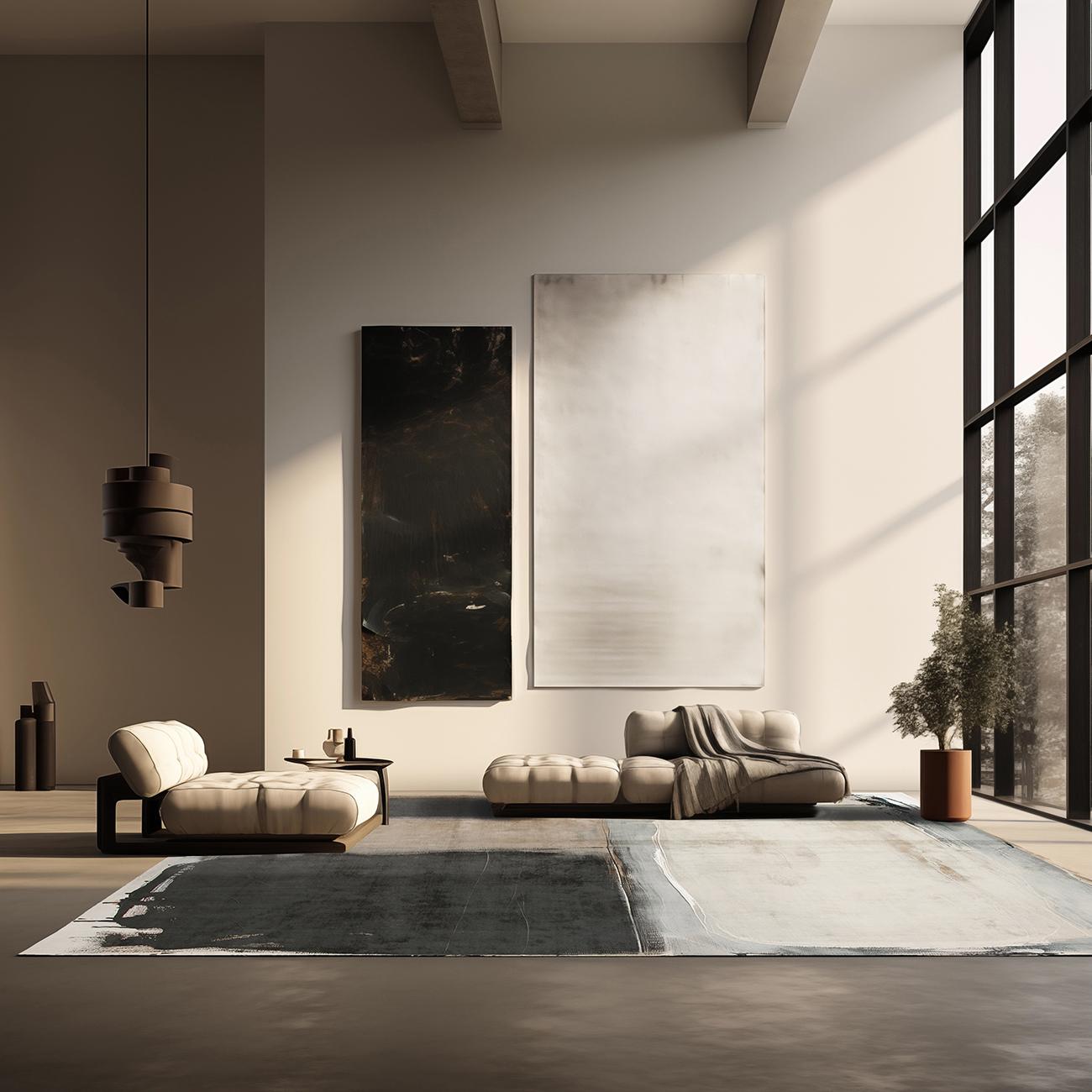 l'Arbre Sec Rug by Atelier Bowy C.D.
Dimensions: W 240 x L 300 cm.
Materials: Wool, silk.

Available in W140 x L220, W170 x L240, W210 x L300, W230 x L300, W240 x L300 cm.

Atelier Bowy C.D. is dedicated to crafting contemporary handmade rugs for