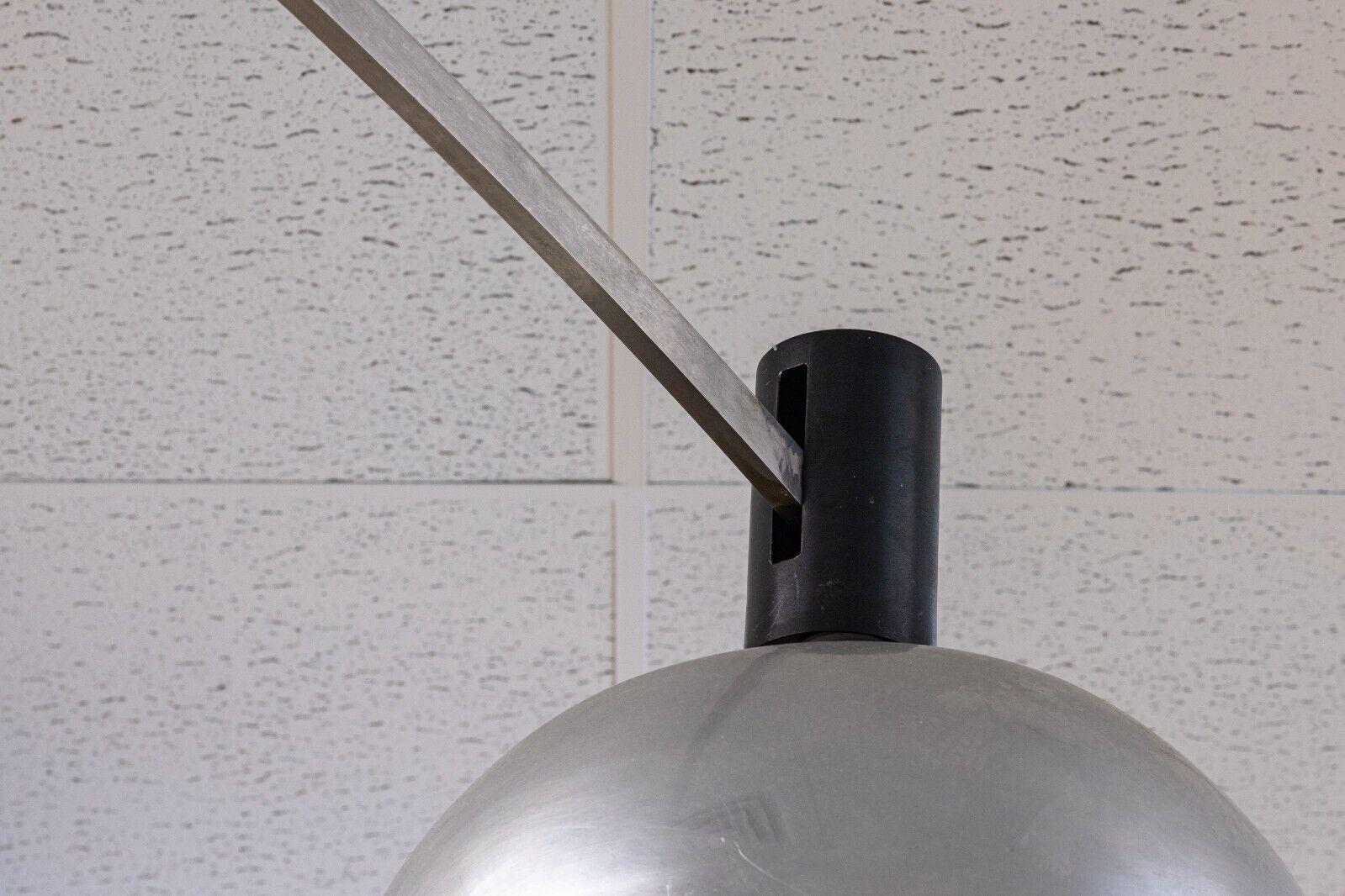 20th Century L'Arc by Robert Sonneman MCM Large Adjustable Height Rotating Arc Floor Lamp