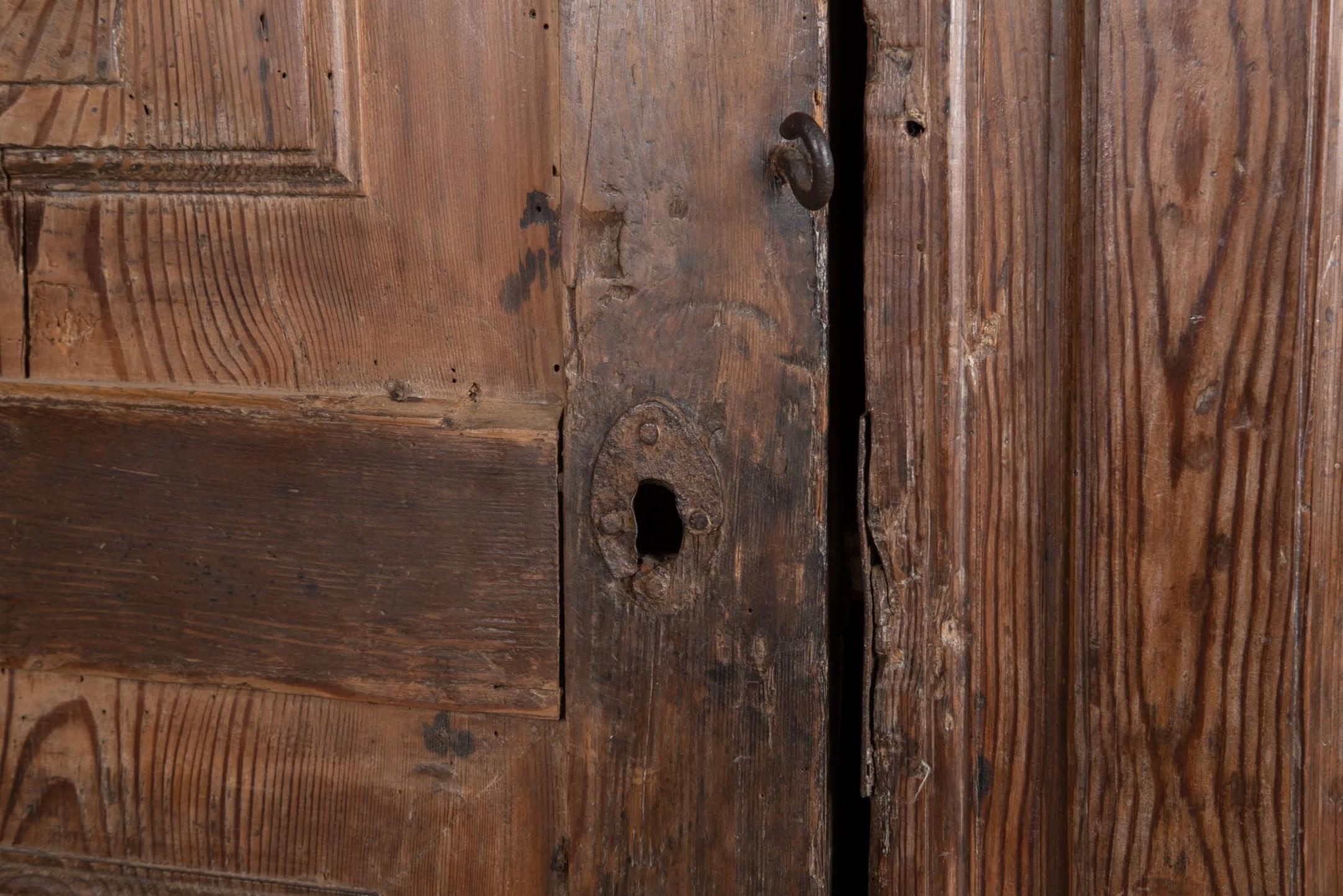 18th Century and Earlier Larch Cupboard, Italy, circa 1600 For Sale