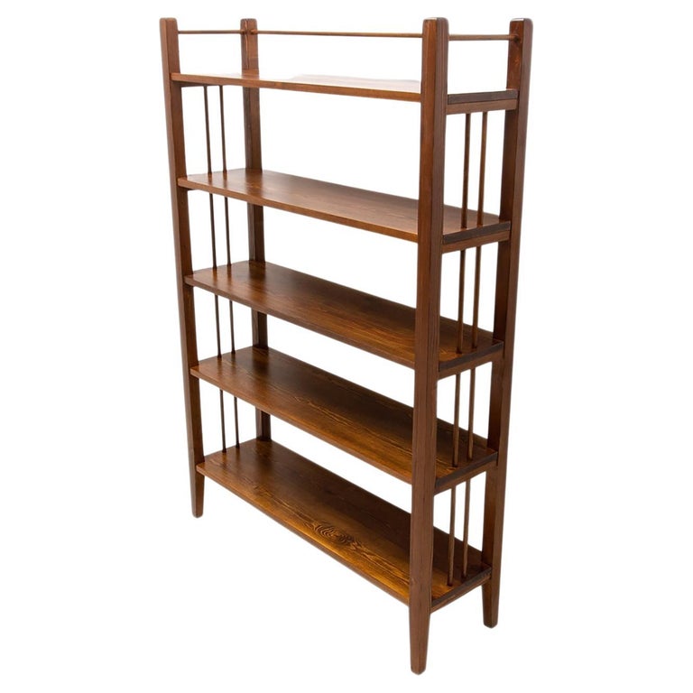 Larch Wood Bookcase, 1970´s, Czechoslovakia at 1stDibs