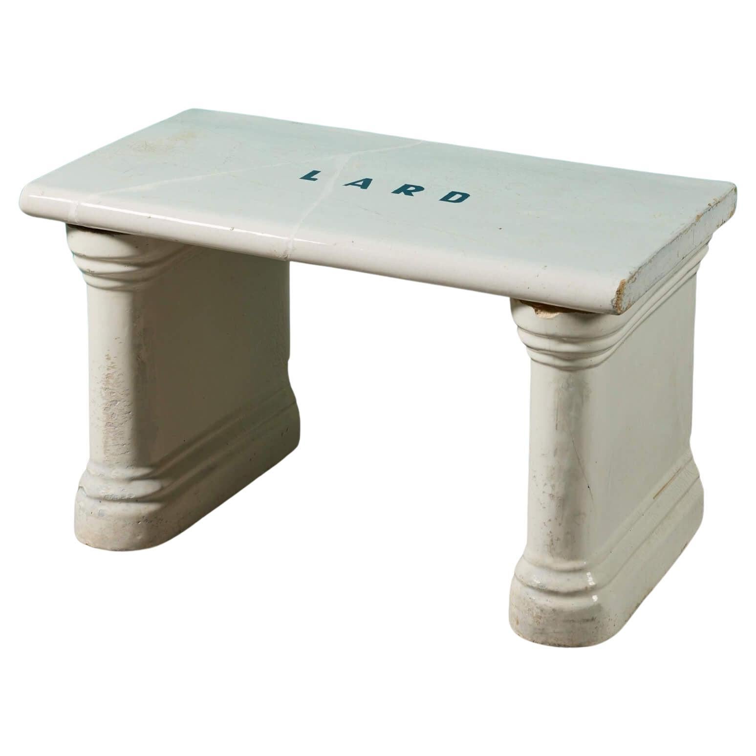 ‘Lard’ Antique Dairy Table