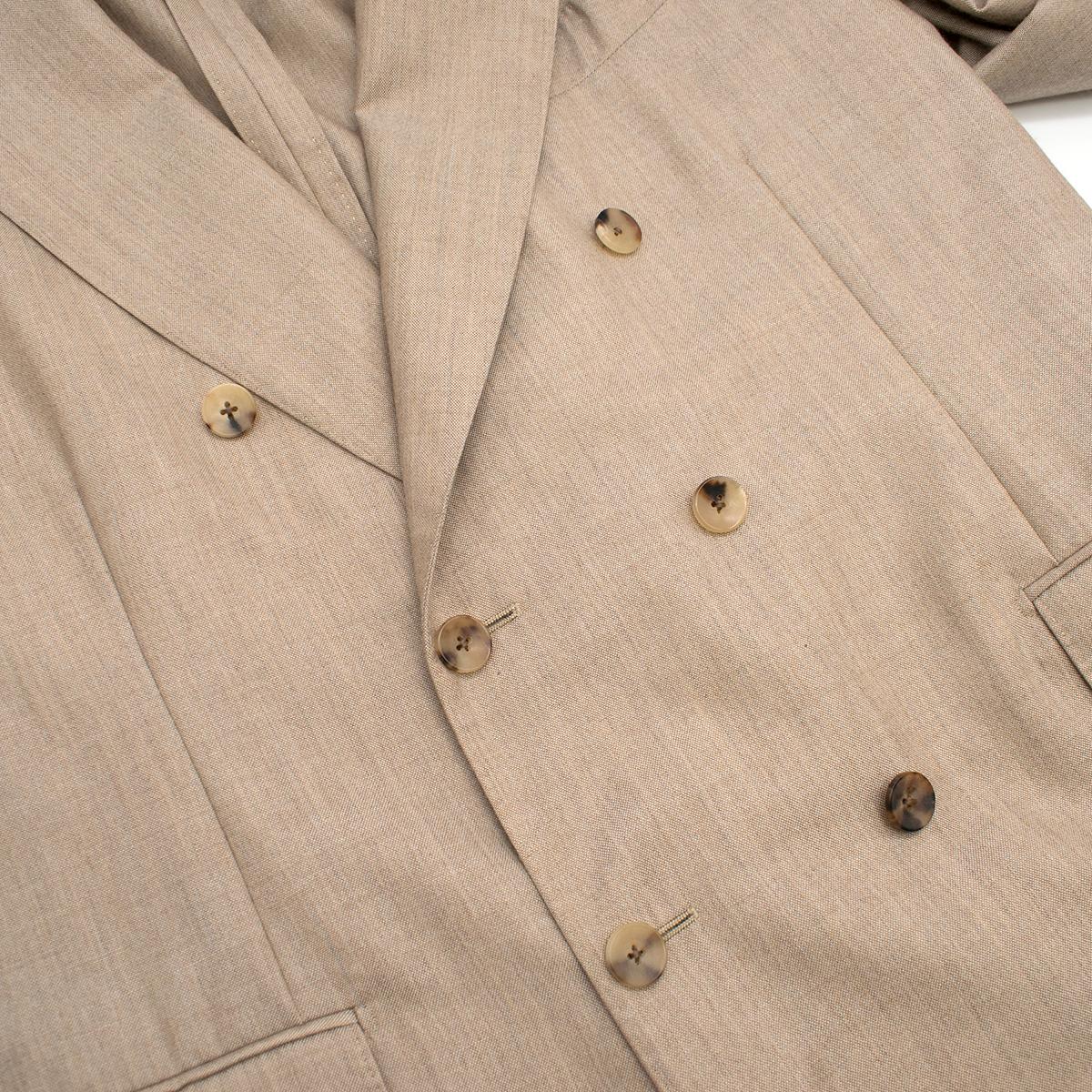 Lardini Beige Cashmere Jacket SIZE IT 54 1