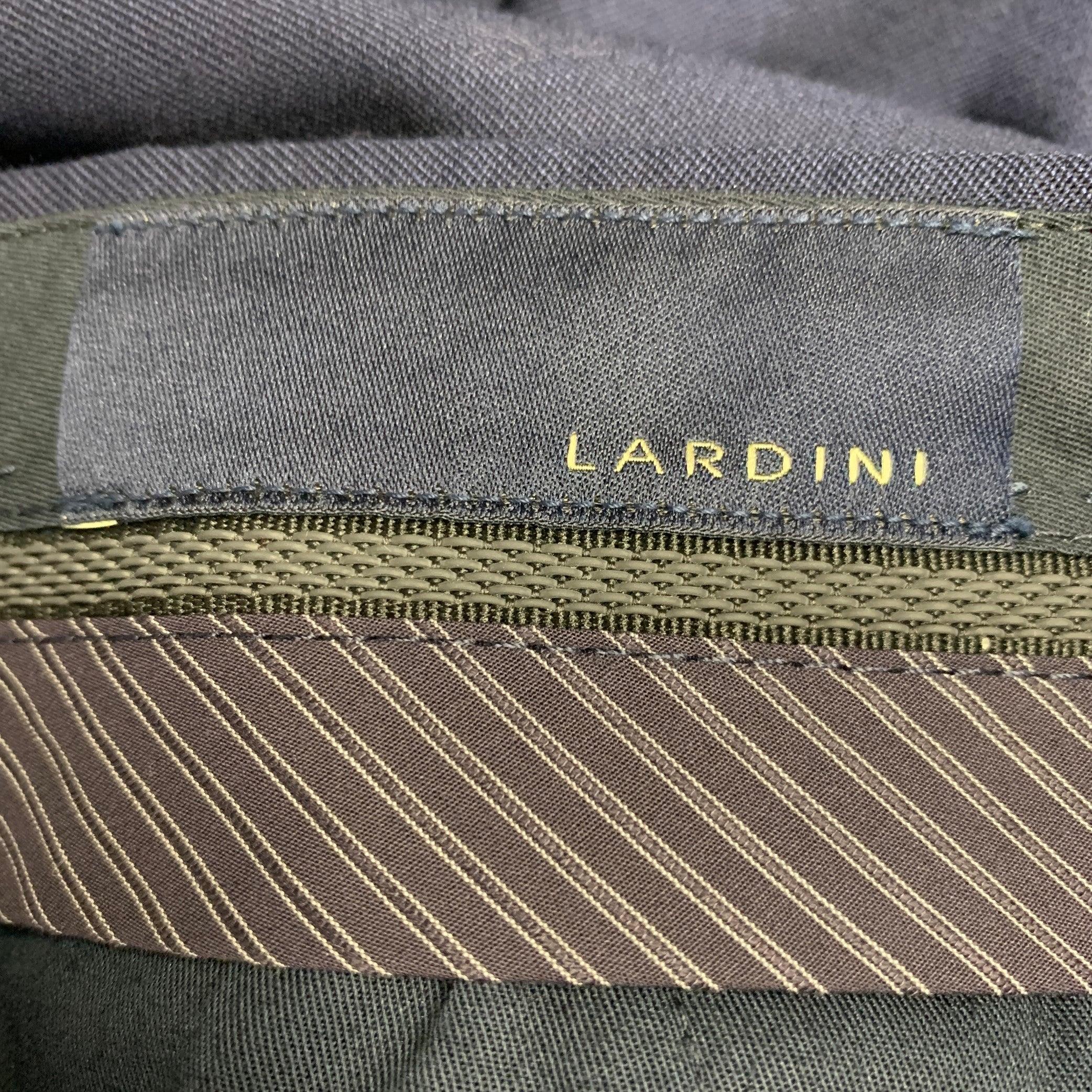 Viola Lardini taglia 32 Pantaloni da sera in misto lana con zip e moschettone in vendita