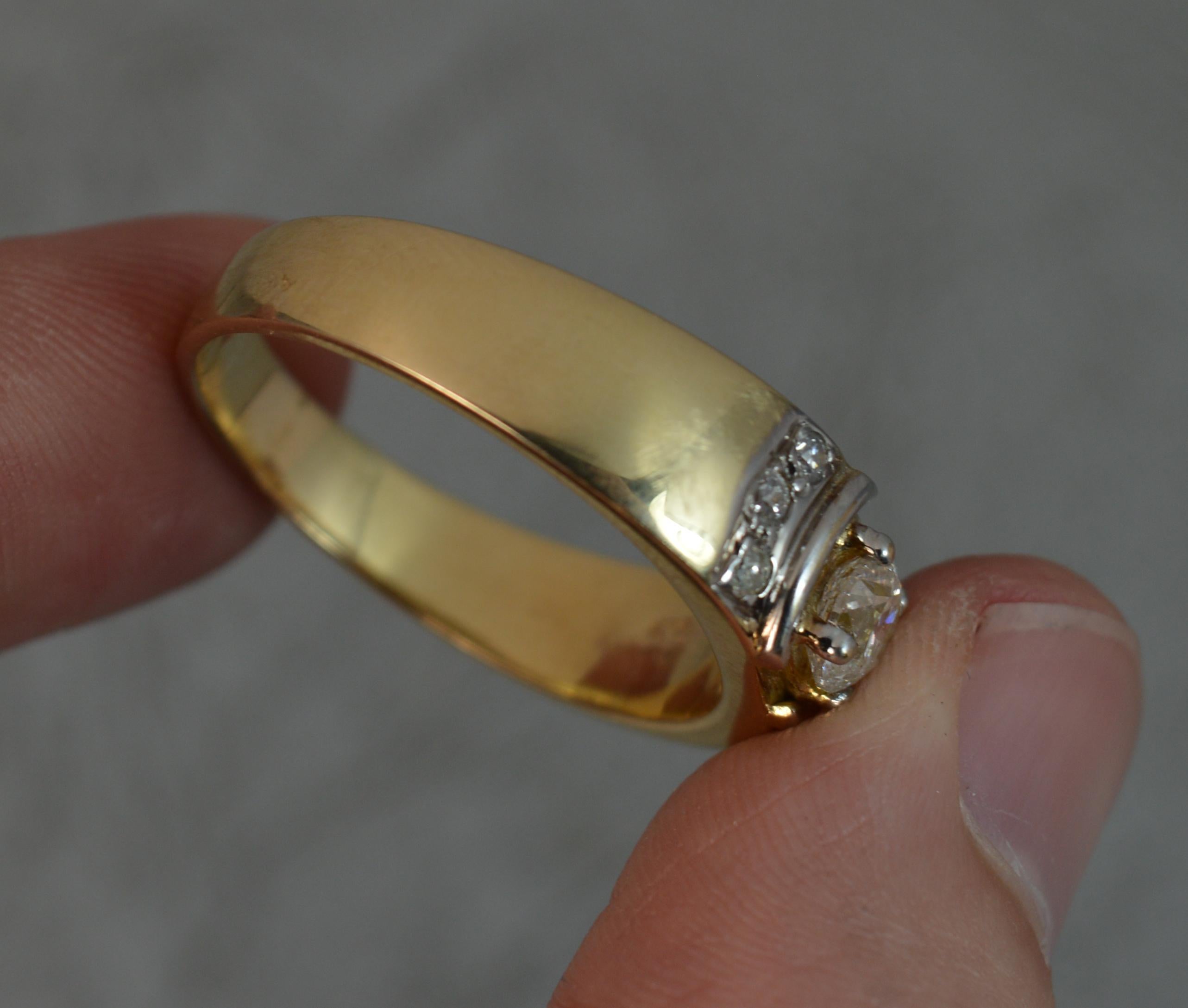 Large 0.75 Carat Diamond 9 Carat Gold Ring In Good Condition In St Helens, GB