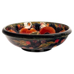 Große 10" Antike Art deco William Moorcroft "Granatapfel" Pottery Schüssel 1920