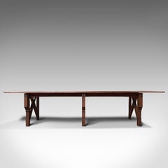 Antique Kitchen Table, English, Pine, Industrial, Victorian, 1900