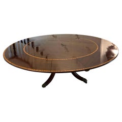 Large 12 Seater Antique Mahogany Extending Dining Table