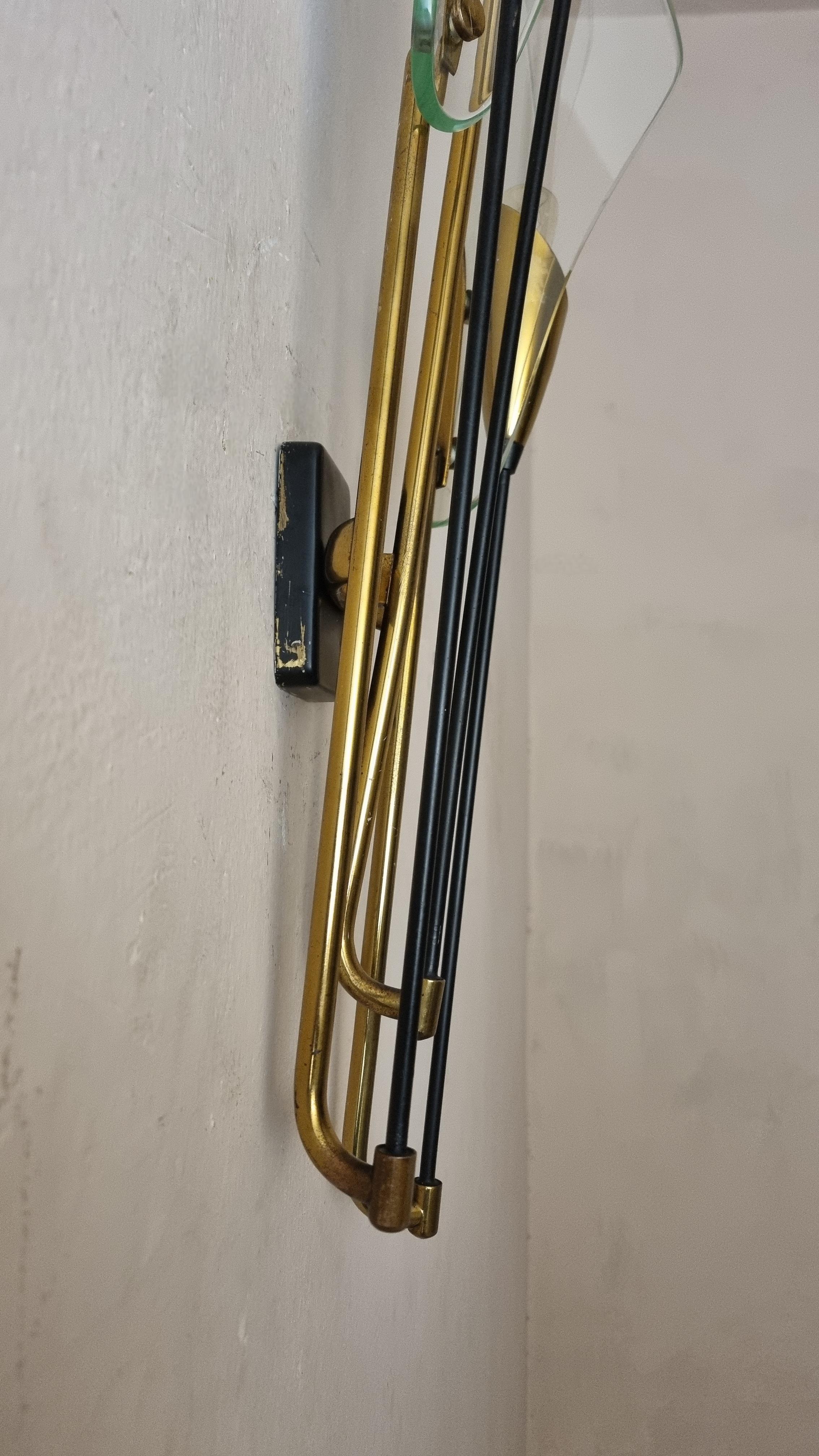 Großer Wandleuchter 1204, entworfen von Luigi Molin für Molinindustrie Mestre 1950 im Angebot 3