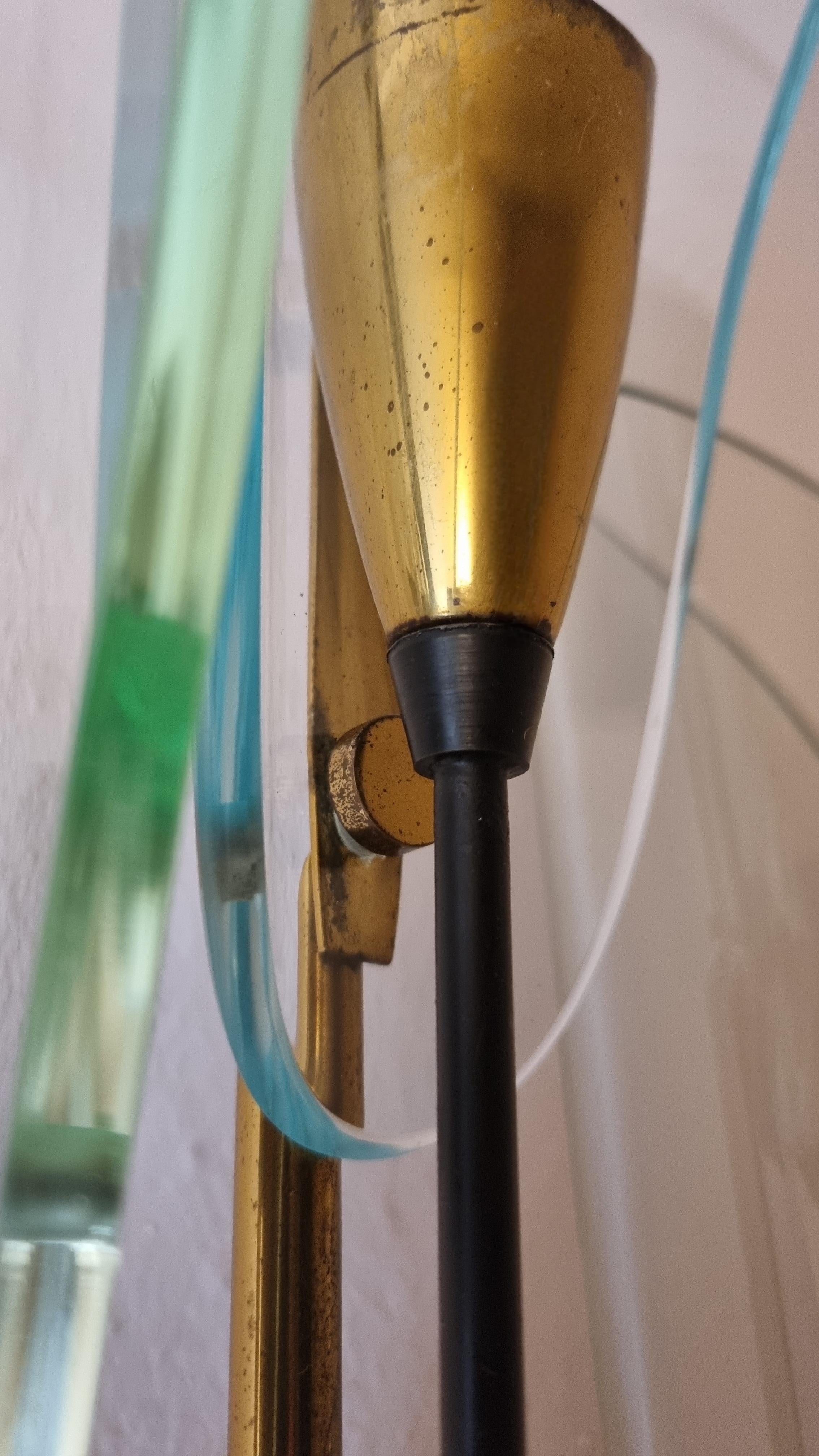 Großer Wandleuchter 1204, entworfen von Luigi Molin für Molinindustrie Mestre 1950 im Angebot 4