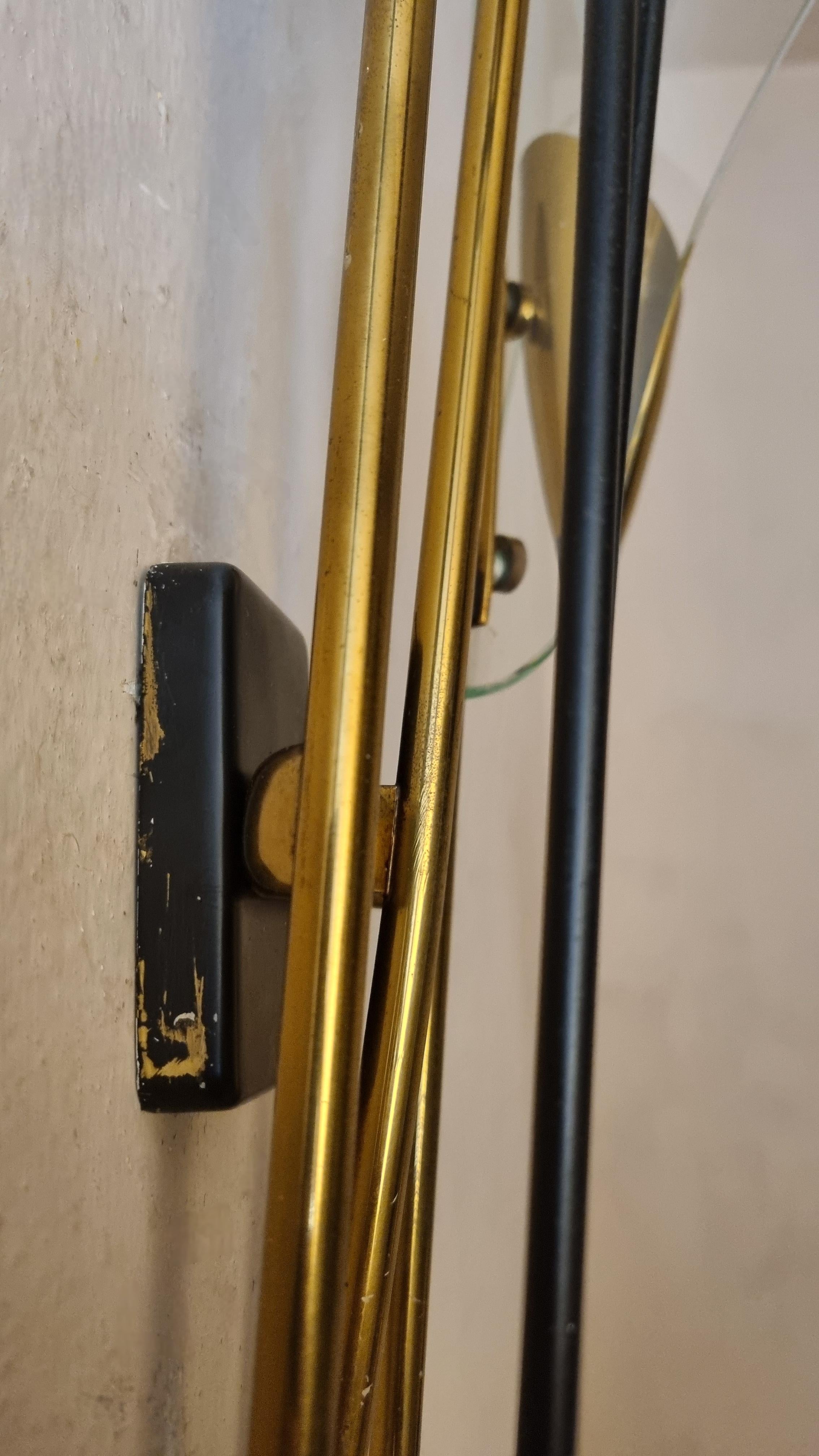 Großer Wandleuchter 1204, entworfen von Luigi Molin für Molinindustrie Mestre 1950 im Angebot 6