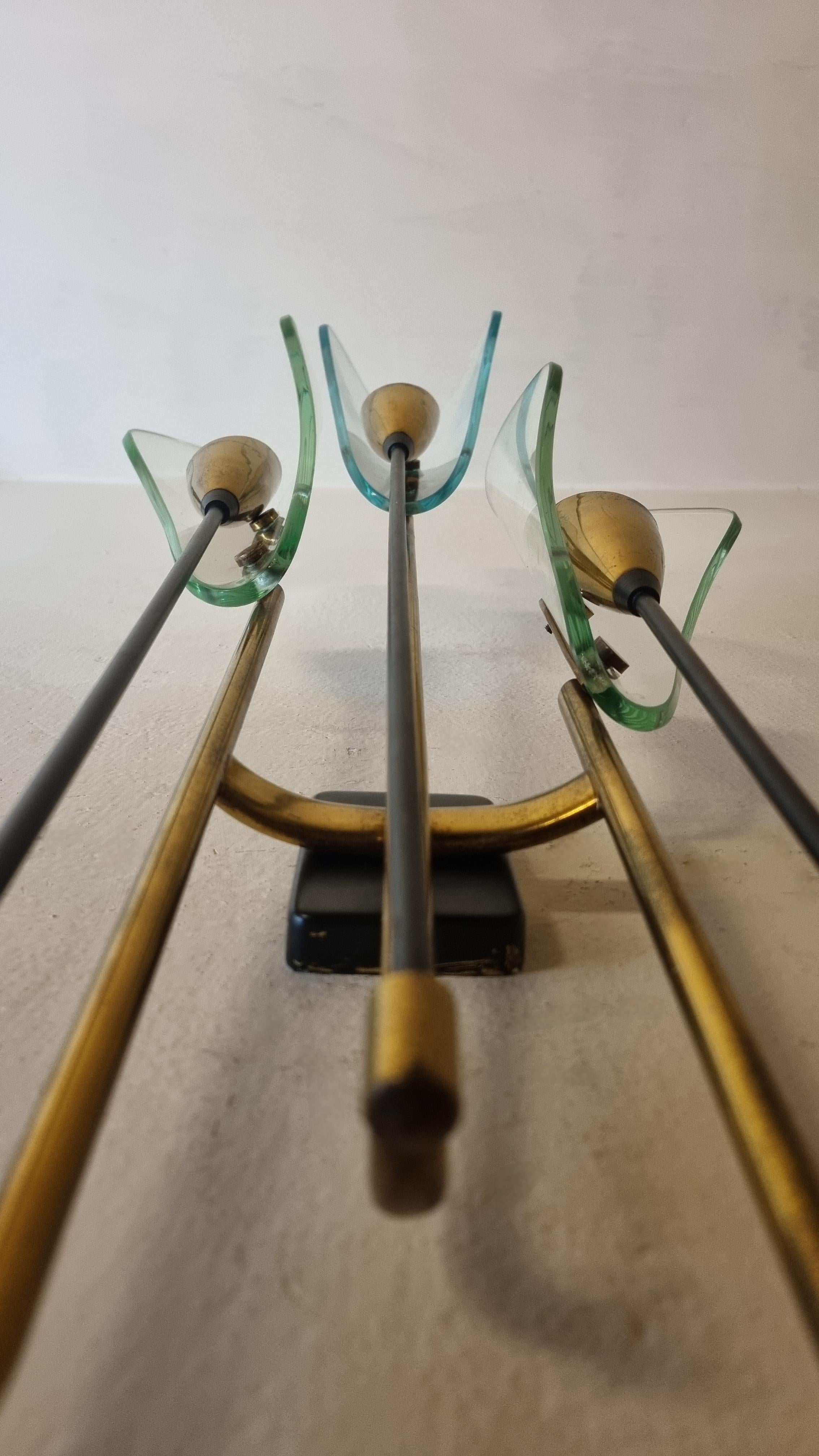 Großer Wandleuchter 1204, entworfen von Luigi Molin für Molinindustrie Mestre 1950 (Italian) im Angebot