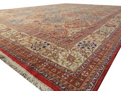 Kerman Style European Hand Knotted Rug 13 x 10 ft Djoharian Collection