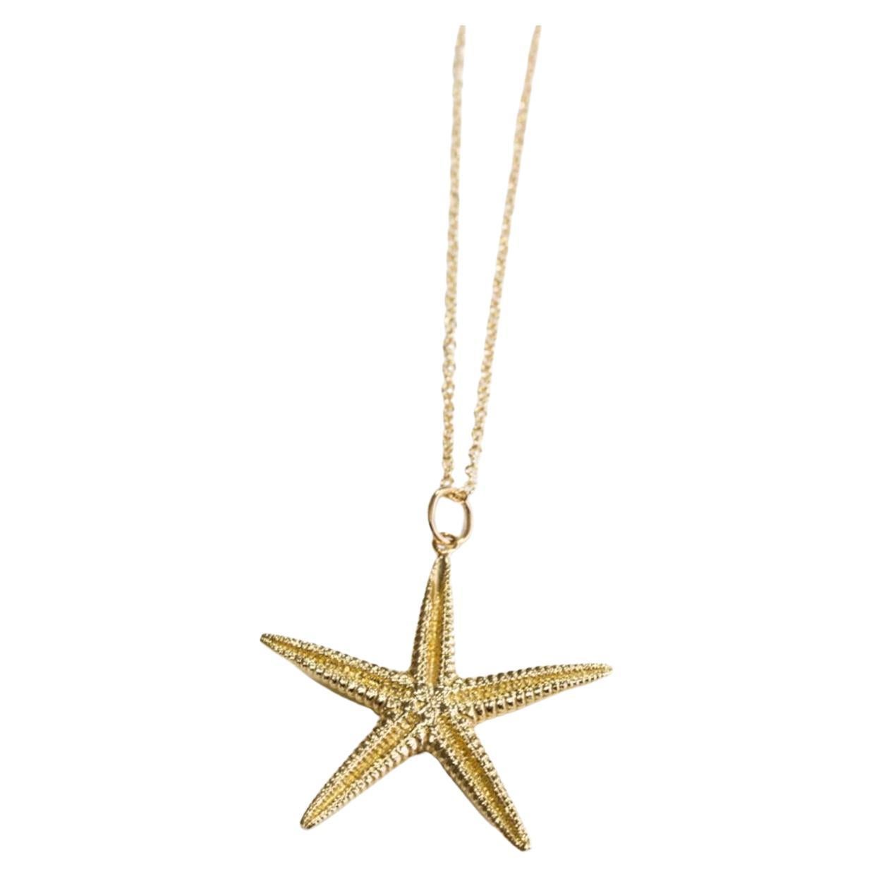 Jennifer Liang 14 kt Yellow Gold Seastar Charm