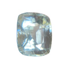 Large 14.10ct Fine Blue Aquamarine Cushion Cut Top Grade Beryl Gemstone