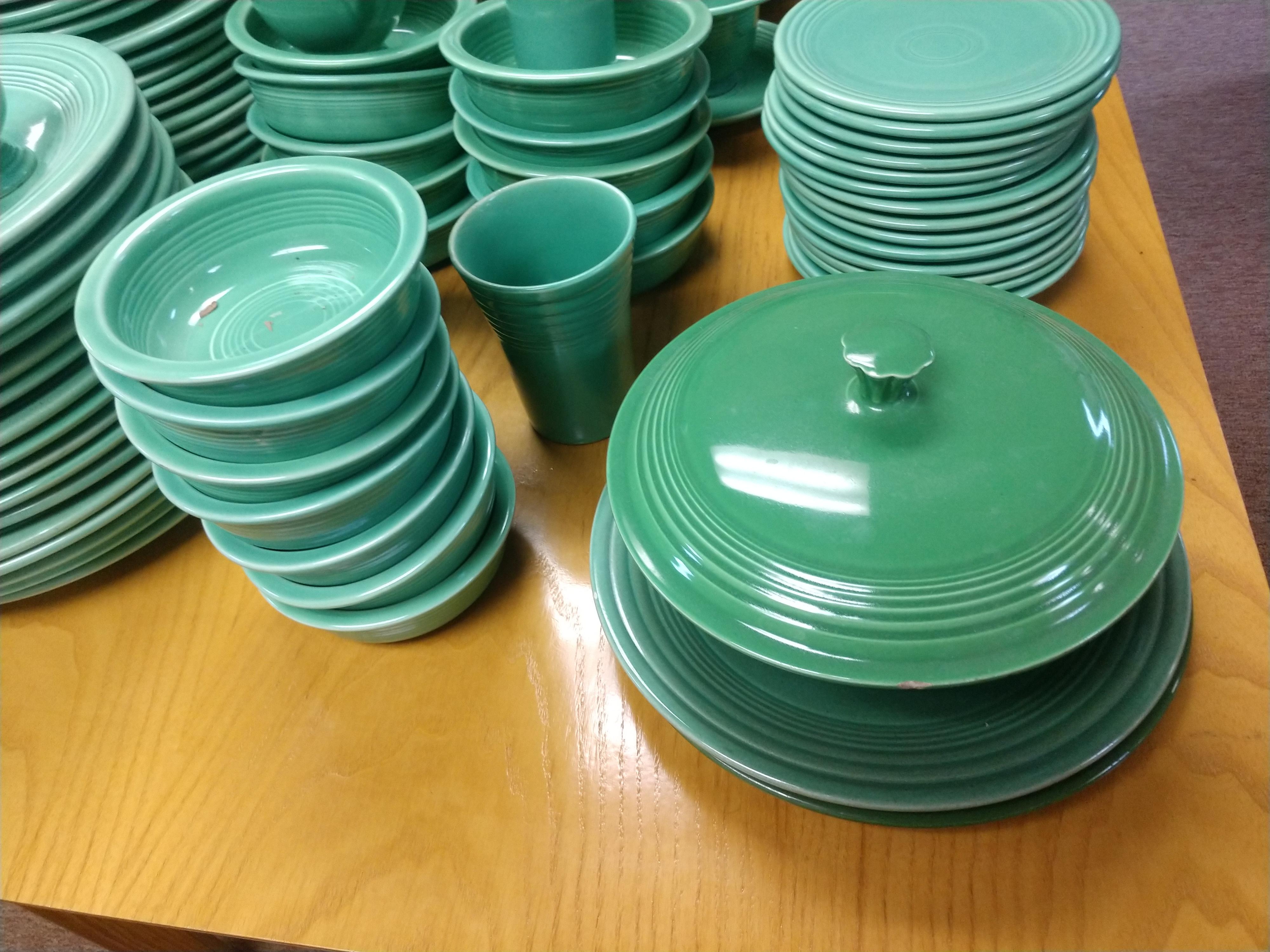 green fiestaware