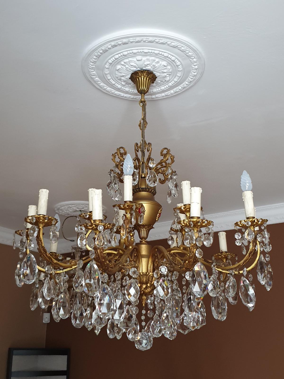 rococo crystal chandelier