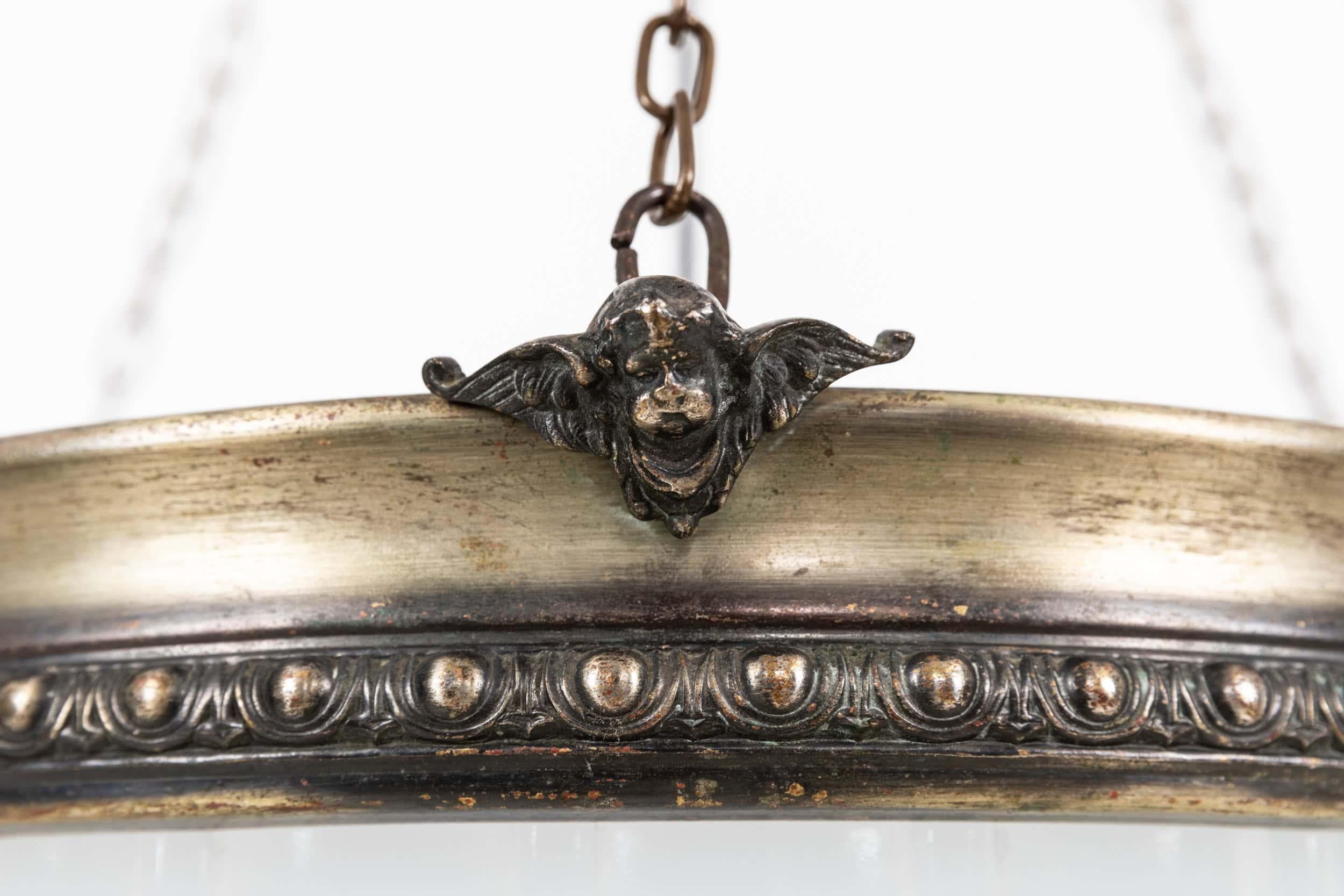 Gran colgante Plafonnier antiguo de 16