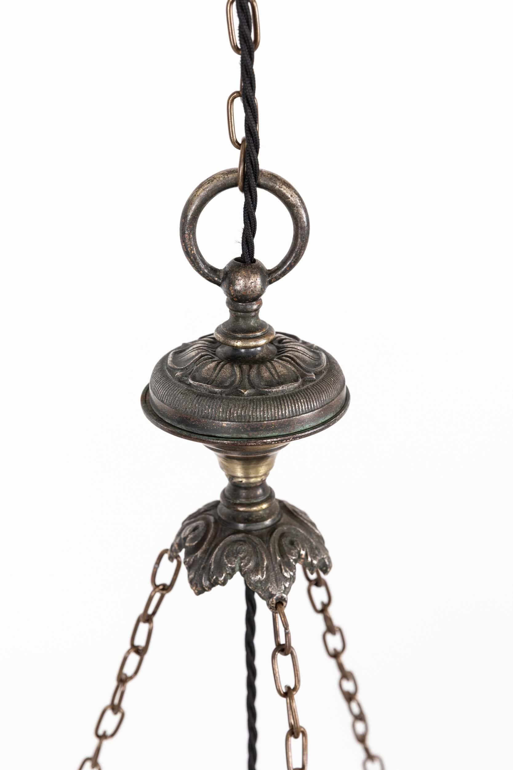 Gran colgante Plafonnier antiguo de 16