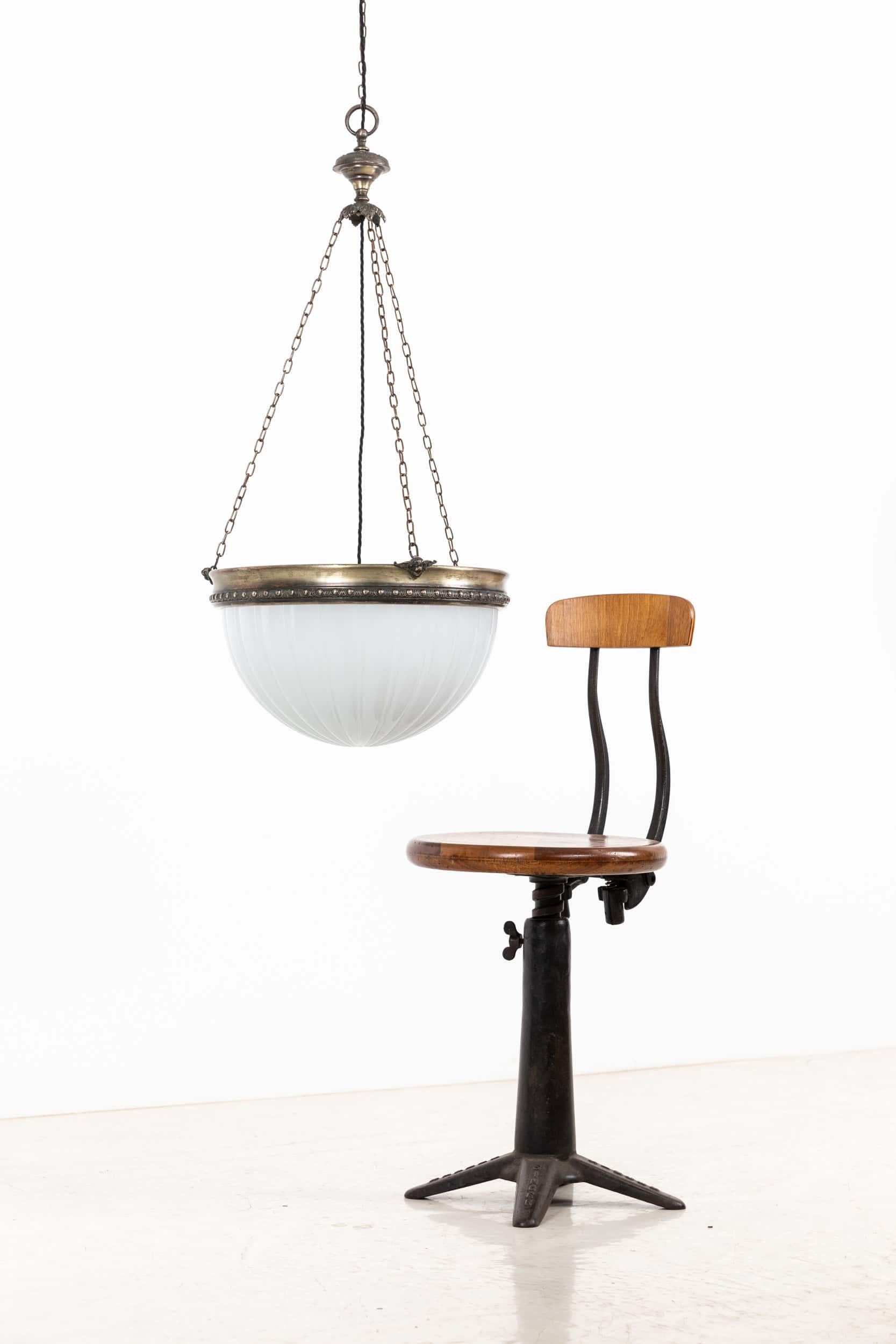 Gran colgante Plafonnier antiguo de 16