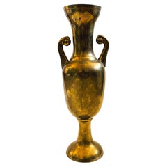 Large 16" Brass Amphora Vase
