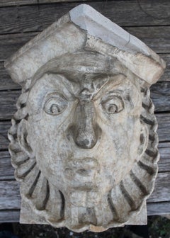 Mascaron Ceramic Gargoyle from Westside Manhattan Building
