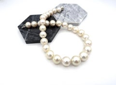 Large Cream South Sea Pearl Necklace