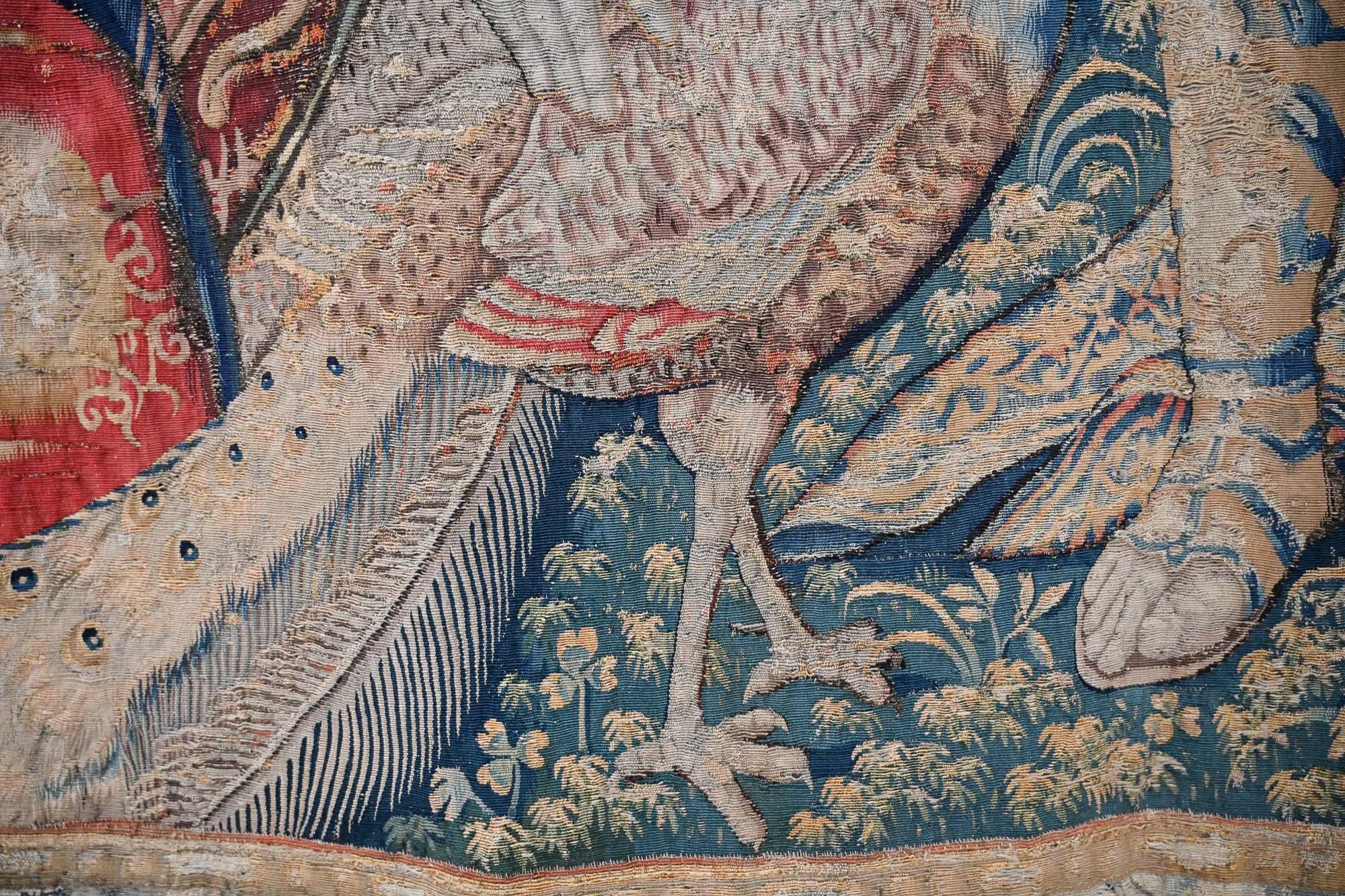 Grande arazzo fiammingo del XVI-XVII secolo in vendita 7