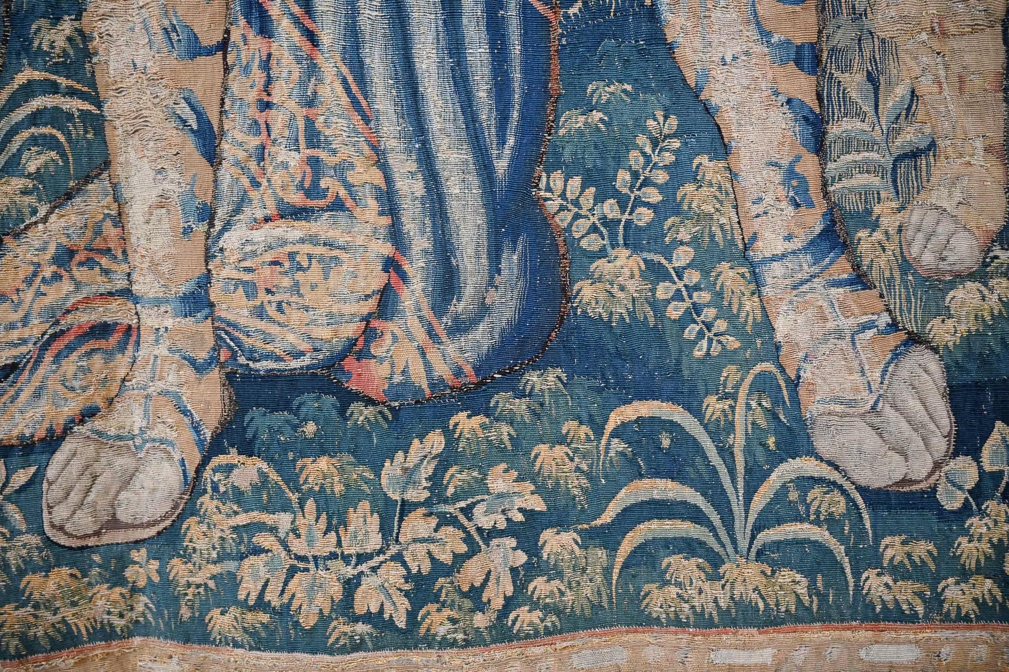Grande arazzo fiammingo del XVI-XVII secolo in vendita 9